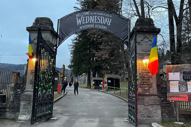 3 Castle:Peles ,Bran,Cantacuzino Tour from Brasov /Hotel pickup - Cantacuzino Castle and Wednesday’s Nevermore Academy