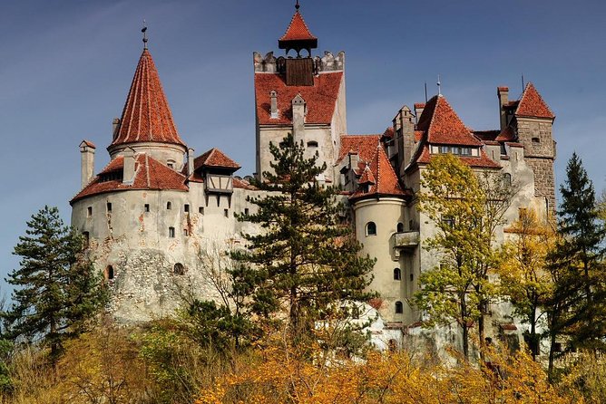 3 Castle:Peles ,Bran,Cantacuzino Tour from Brasov /Hotel pickup - Bran Castle, Dracula, and the Medieval Setting