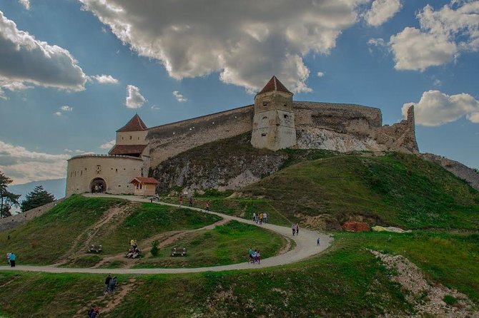 3-Castle: Peles,Bran,Rasnov,Sinaia Monastery from Brasov w pickup - Rasnov Fortress and the route’s biggest uncertainty