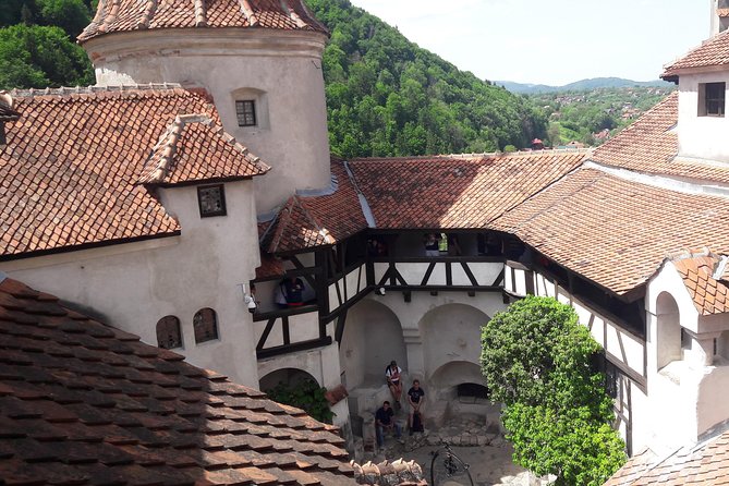 3-Castle: Peles,Bran,Rasnov,Sinaia Monastery from Brasov w pickup - Bran Castle, Dracula, and the crowded reality
