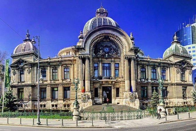 4h Bucharest Panoramic Private Tour by Car with Photo Stops - Revolution Square, in the center of the story
