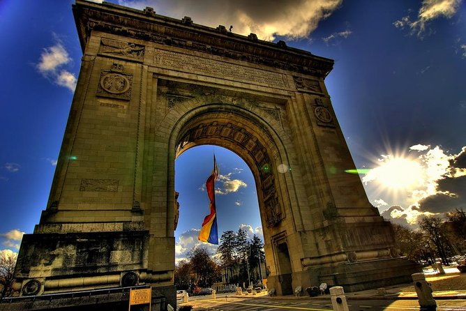 4h Bucharest Panoramic Private Tour by Car with Photo Stops - The Palace of Parliament from the outside