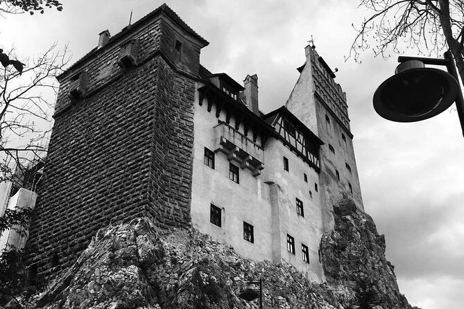 Bear Sanctuary and Bran Castle from Brasov - The market and mountain setting around Bran