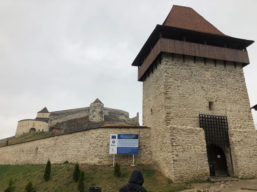 Brasov: Bran Castle, Bear Sanctuary, Rasnov (Peles Optional) - Rasnov Fortress: views with a restoration warning
