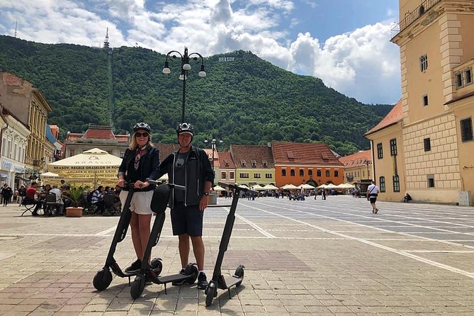 Brasov Old Town Guided Tour With Electric Scooters - One hour in Brașov’s historical center