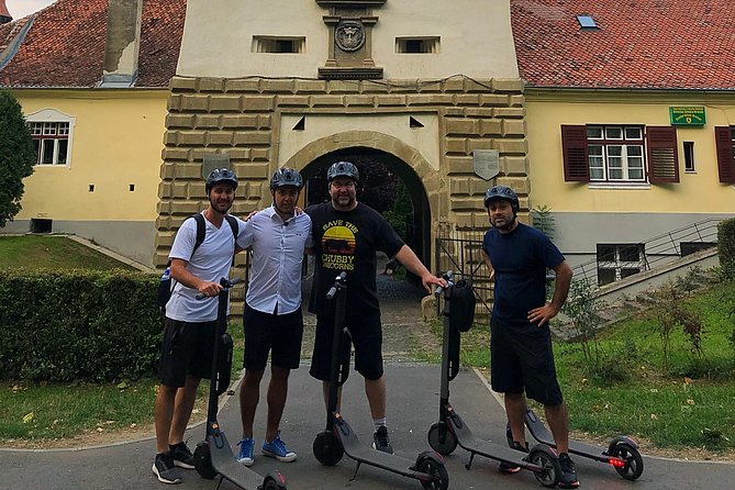 Brasov Old Town Guided Tour With Electric Scooters - Ending at Nicolae Titulescu Park