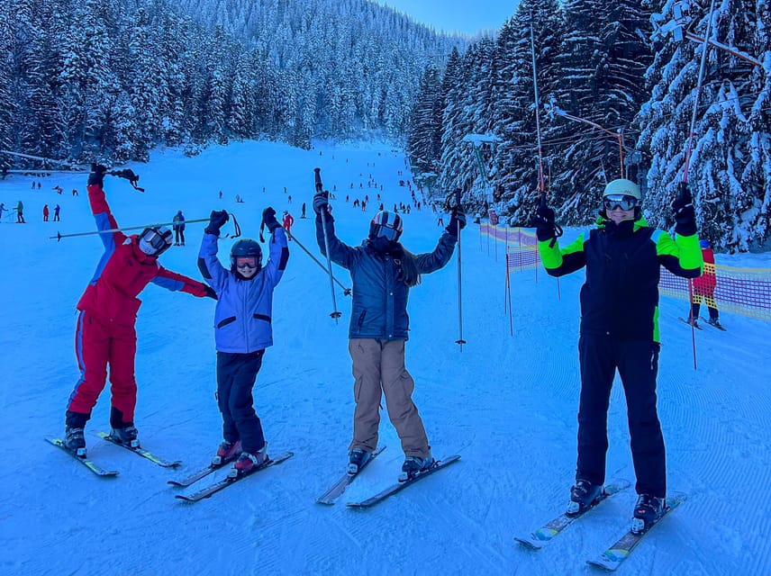 Brasov: Ski Lessons Day Trip For All Ages And Levels - Getting fitted with skis, boards, and winter clothing
