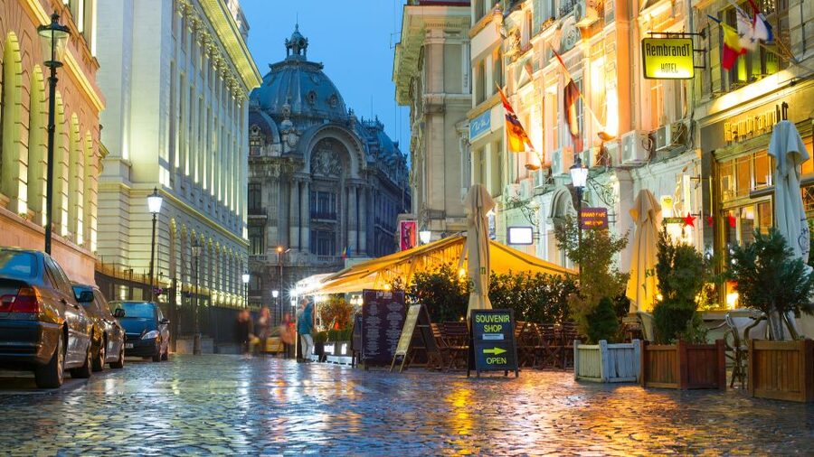 Bucharest: 4-Hour Walking Food Tour in the Old Town - Walking through Manuc’s Inn and Lipscani Street