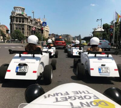 City Tour by a Mini Hot Rod