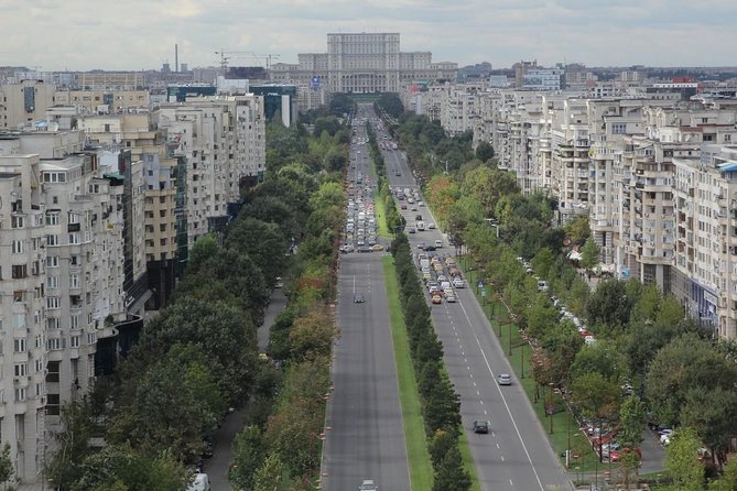 Bucharest Half a Day Bike Tour - The Palace of Parliament and communist ambition