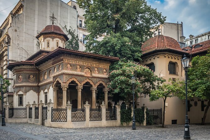 Bucharest Old Centre Tour - The National Bank and Șerban Voda Inn