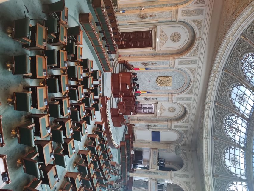 Bucharest: Parliament Senate Entry Tickets and Guided Tour - Conference rooms and the working side of the building