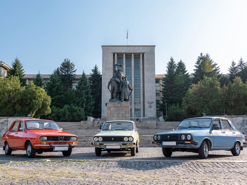 Bucharest: Private Three Neighborhoods Tour by Vintage Car - Costache Negri Fountain and Cotroceni Palace