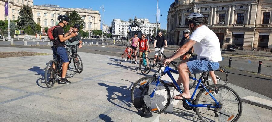 Bucharest Sightseeing Tour - Old Town, where the bicycle gives way to a walk