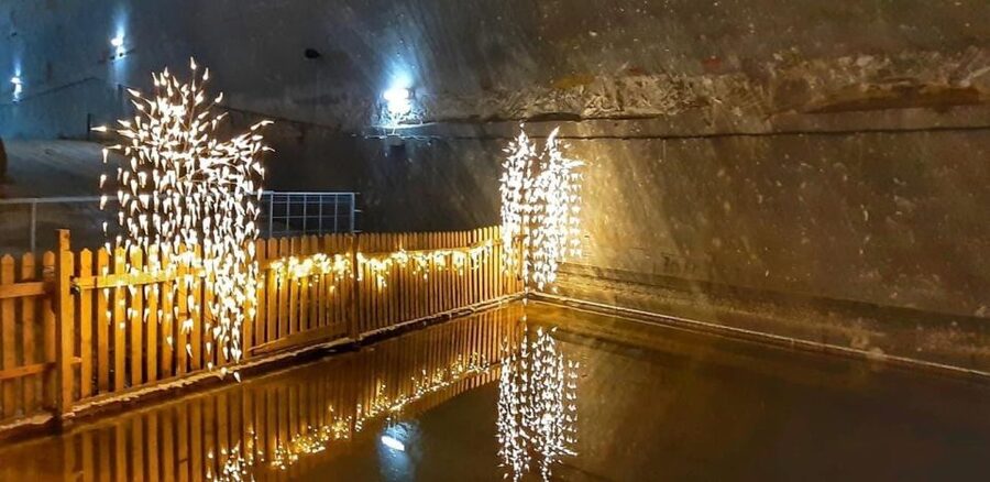 Bucharest: The Biggest Salt Mine in Europe & Wine Tasting - Entering the 14 chambers at Slănic Prahova
