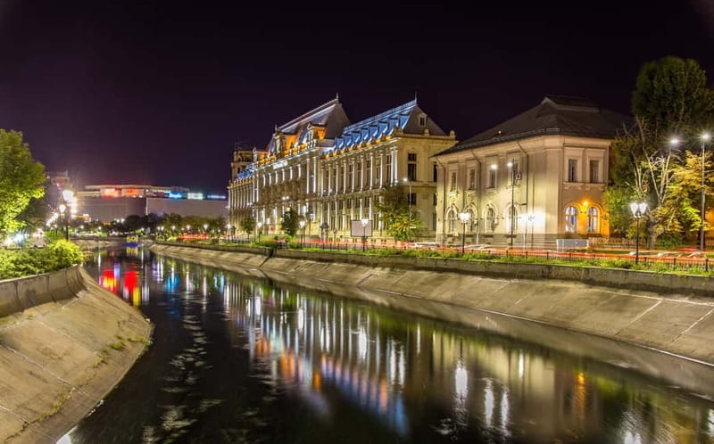 Bucharest: The Italian emigration in Romania - Palace of Justice and the first look at old Bucharest