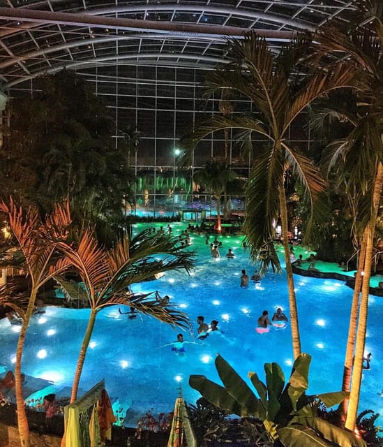 Bucharest: Therme Spa Night Experience with Transfer - From Grand Hotel Bucharest to Therme