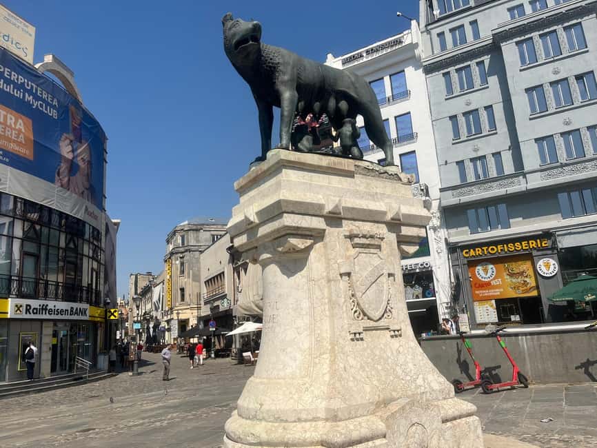 Bucharest: Walking tour with Italian speaking guide for small groups - Lipscani Street and Bucharest’s layered center
