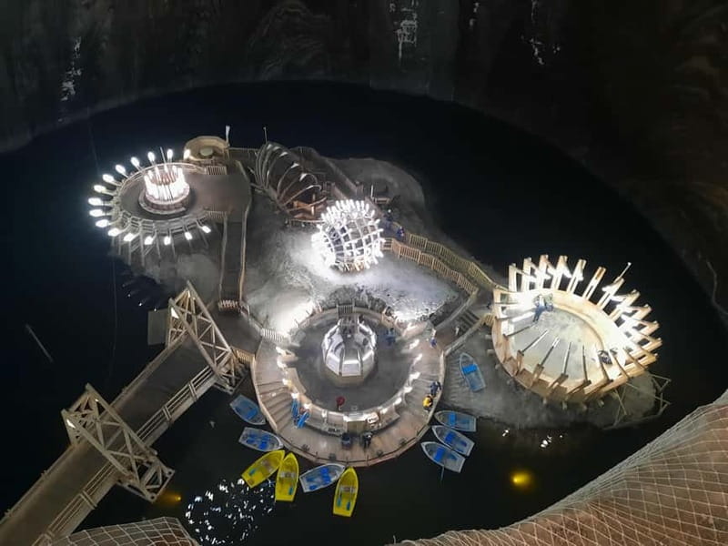 Cluj: Turda Salt Mines, Rimetea, and Coltesti Fortress Tour - Inside Salina Turda’s great chambers