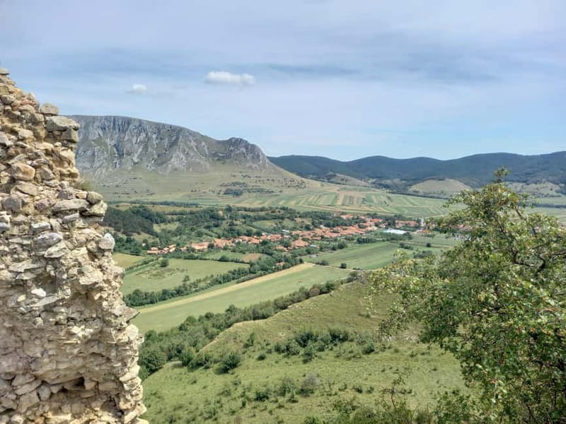 Cluj: Turda Salt Mines, Rimetea, and Coltesti Fortress Tour - Rimetea and its white village streets