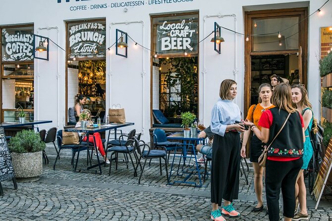Discover Bucharest: Explore Hidden Old Town Walking Tour - Doamnei Street and a church behind the apartment blocks