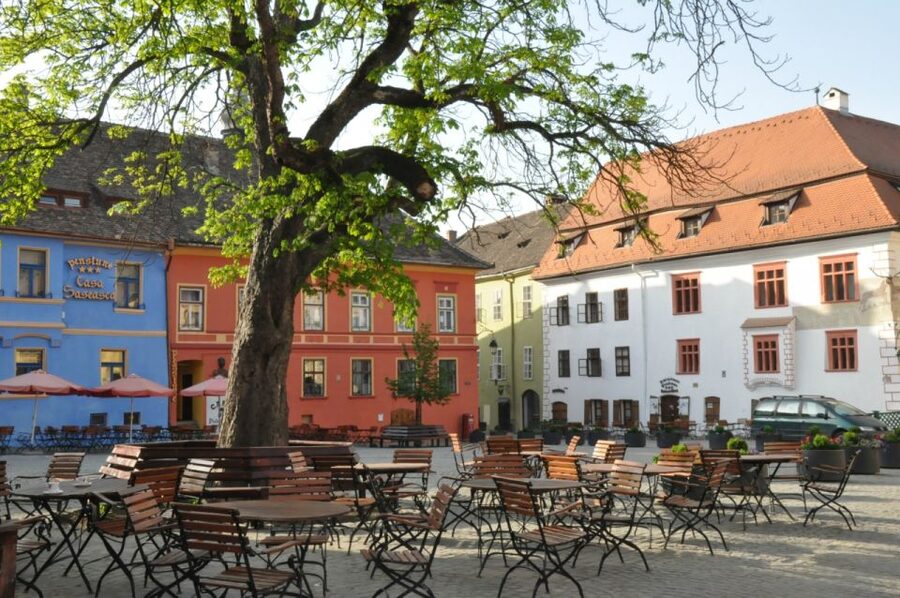 From Brasov – Red Line & City Tour Sighisoara UNESCO - Venetian House and the House with the Deer Antler