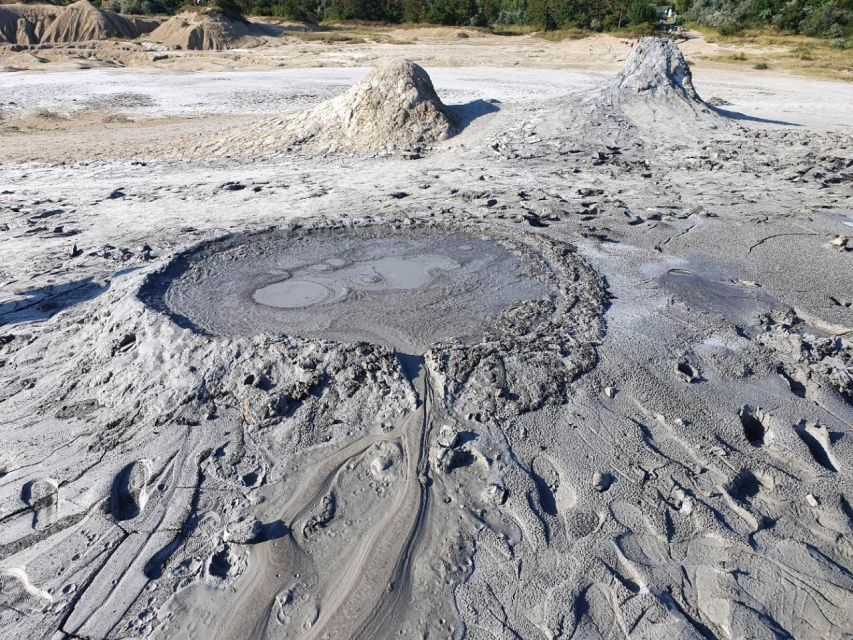 Muddy Volcanoes and Salt Mine Private Tour - The strange mud cones at Berca