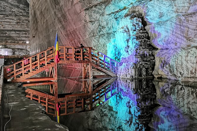 Muddy Volcanoes & Salt Mine - Private Tour - Entering Slănic Prahova Salt Mine at 208 meters