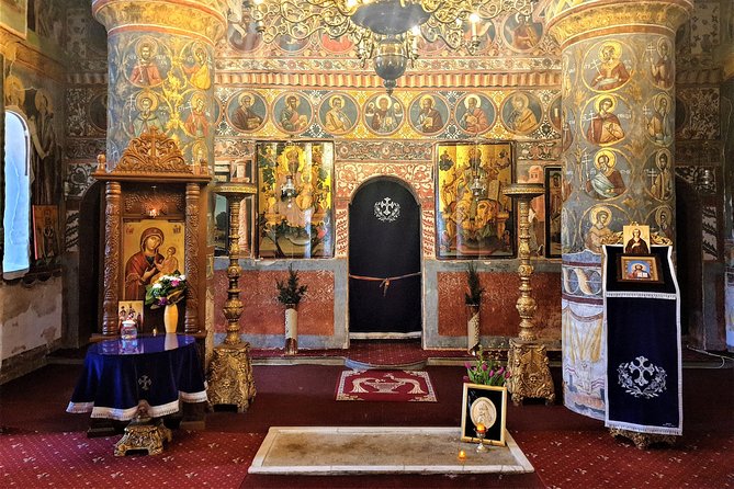 Mystical Monasteries, Dracula's Tomb and Mogosoaia Lake Palace - Private Tour - University Square: a brief city opening