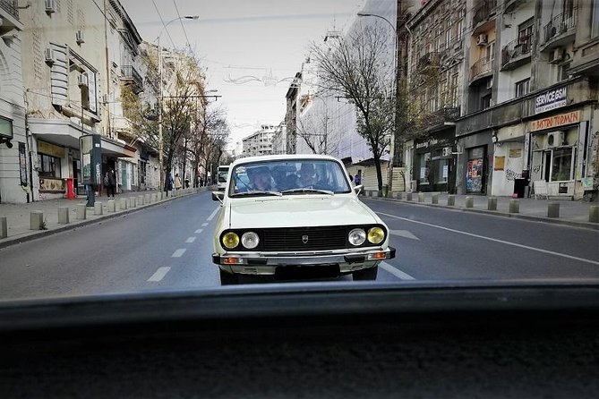 Private: RedPatrol Bucharest Contrasts Tour in a Vintage Car - The old Rocar factory and the cost of collapse
