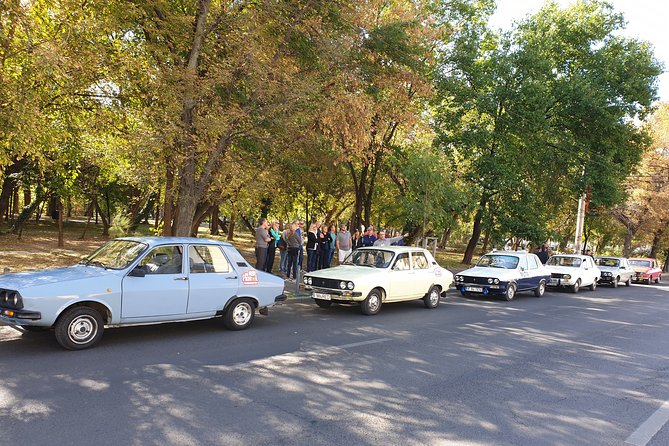 Private -RedPatrol Tour of Bucharest with a Romanian Vintage Car - The unification monument and a changing national story