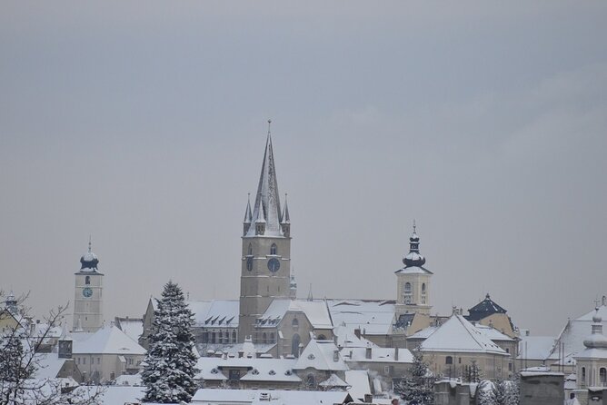 Private Walking Tour of Sibiu - Piata Mica and the roofs with eyes