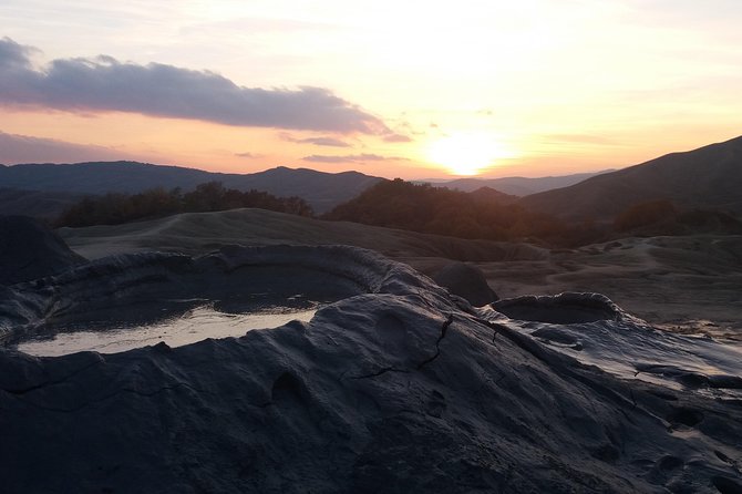 Salt Mine, the Muddy Volcanoes and Wine Tasting Private Day Tour from Bucharest! - The Berca Mud Volcanoes and their bubbling cones
