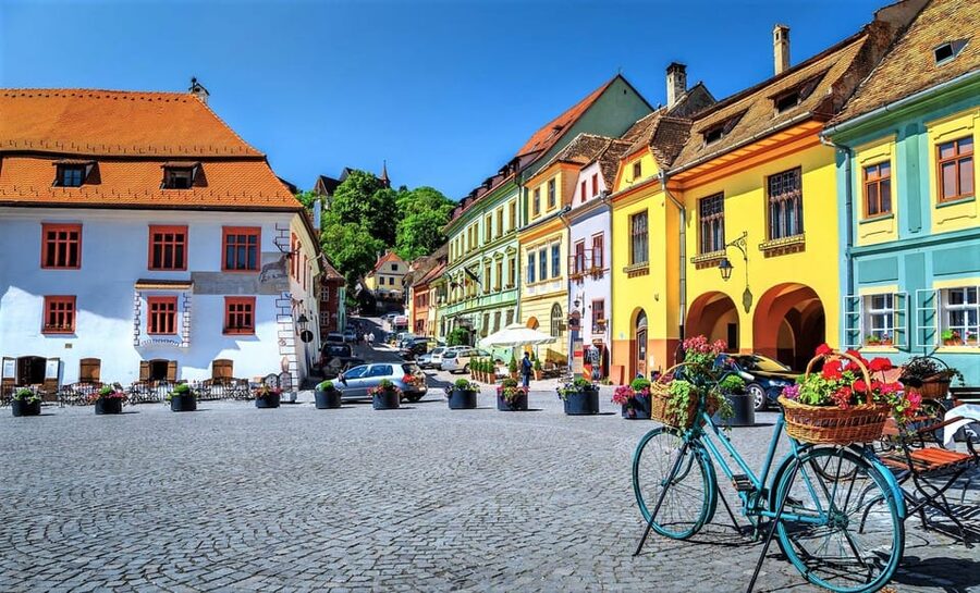 Sighisoara Heritage Tour-The place of birth of Vlad Dracula - The covered ladder to the main school
