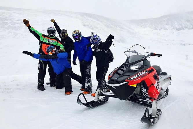Snowmobiles, Sky Lift & Winter Sports - Private Tour - The one-hour snowmobile ride