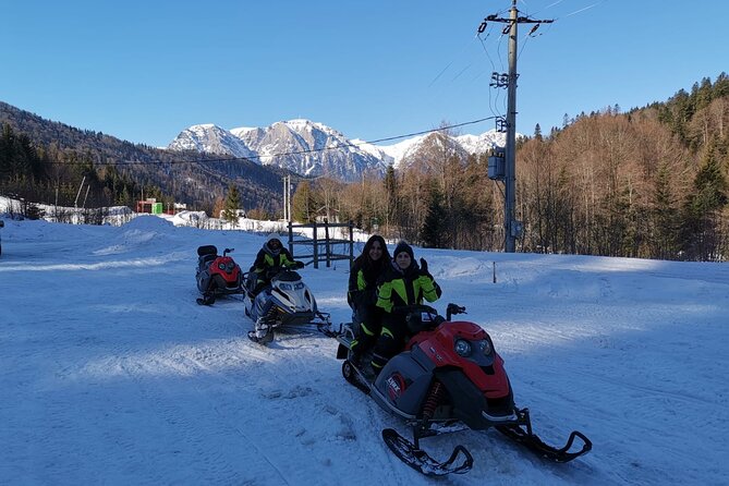 SnowMobiles Tour in Carpathian Mountains - The one-hour snowmobile ride