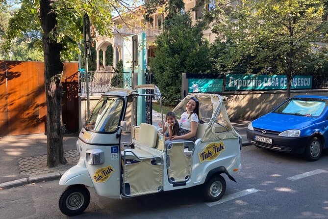 Tuk Tuk Bucharest Tour - Unique Experience in town! - Revolution Square and the final central sights
